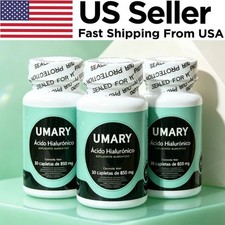 3 bottles Hyaluronic Acid 30 Capsules 850mg Daily Health Supplement New-- picture
