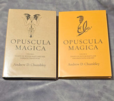 Andrew D. Chumbley Opuscula Magica Vol 1-2 Witchcraft Essays HC 2003 Illus picture