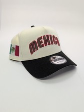 Mexico A-Frame Snapback Hat Cap New Era Exclusive 9FORTY Flag Side Patch NEW picture