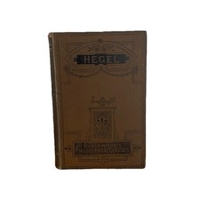 Hegel by Edward Caird 1891 Blackwood's Philosophical Classics Hardcover picture