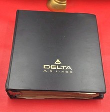 Vintage Delta Airlines L-1011 Tristar Pilots Operating Manual Super Rare 80s ++ picture