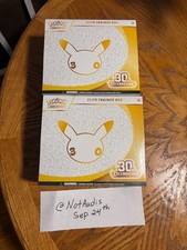 x2 Pokemon 30th Anniversary Celebration Elite Trainer Box ETB In Hand Sealed picture