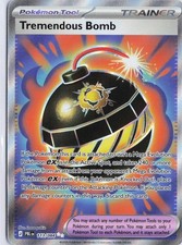Tremendous Bomb 113/084 Pitch Black ME05 Ultra Rare HOLO Pokemon NM picture