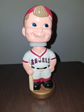 Vintage Twins Enterprise Angels Bobblehead 2002. Gold Base picture
