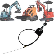 Universal Manual Hand Throttle Control Cable Knob for Excavator Tractor Diesel picture