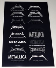Metallica Name Script Poster 19