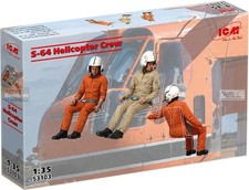 ICM53103 1:35 ICM Crew Figure Set for S-64 Skycrane Helicopter picture