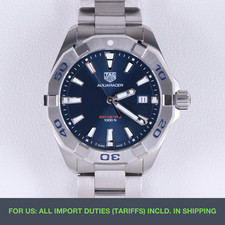 TAG Heuer Aquaracer WBD1112.BA0928 41mm Blue Dial Full Set picture