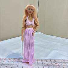 Made To Move Millie Fashionista Barbie Repaint Doll In custom Pink outfit OOAK picture