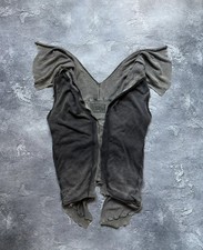 Allsaints Spitalfields Avant Garde Archive Asymmetric Linen Cotton Vest Size 10 picture