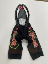 Castelli Natural Grocers Pro Team Cycling Bib Shorts Black Orange Men's Medium picture