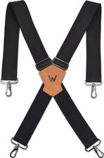 Welkinland 2Inch Men's Heavy Duty Suspenders W/hooks For Jeans picture
