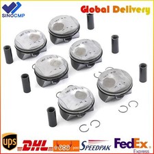 6x Pistons Rings Set STD Φ96mm For Porsche Macan Panamera S 4S 3.0T V6 970 95B * picture