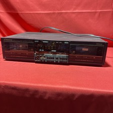 Pioneer Stereo Double Cassette Tape Deck Vintage Tested Working Great CT-1370WR picture