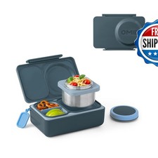 Omie OmieBox UP Kids Insulated Bento Box, Graphite picture
