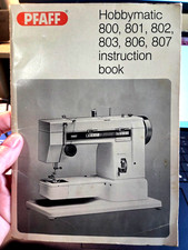 PFAFF Hobbymatic 800-807 20-pg Sewing Machine Instruction Manual Booklet picture