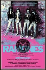 RAMONES 50th Anniversary Tribute Los Angeles 2026 Ltd Ed RARE Poster Display picture