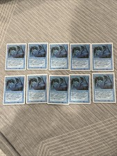 Magic The Gathering Unlimited Merfolk Of The Pearl Trident X10 - Vintage Old picture