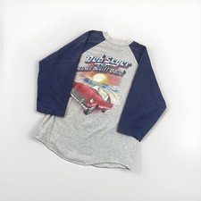 Vintage 1983 Bob Seger & The Silver Bullet Band The Distance Tour Baseball Tee picture