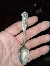 1904 St Louis World's Fair Souvenir Spoon US Silver Co Louisiana Purchase picture