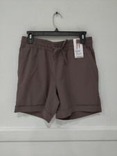 NWT Mondetta Womens Active Drawstring Walking Short Peppercorn Sz 2XL $40 3HL152 picture