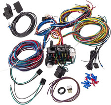 Universal Wiring Harness Kit - 21 Circuit Wiring Harness Standard Color Wire Har picture