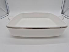 Lenox Federal Platinum Square Baker 6096549 Platinum Trim USA NEW in Box picture