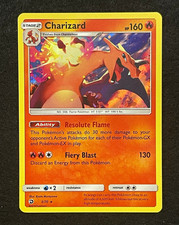 Charizard 3/70 Dragon Majesty Holo Rare Holo English 2018 160HP Stage 2 picture