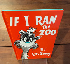 If I Ran the Zoo Dr. Seuss Large Format Hardcover 1950 Ceased Publication picture