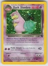 Dark Slowbro Unlimited Holo 12/82 Rare Team Rocket Pokemon LP picture
