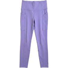 Athleta Ultimate Stash 7/8 Tight Leggings Purple High Rise XS Pockets Running picture
