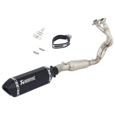 For Kawasaki Ninja 650 Z650 2023-26Full System Exhaust Muffler Header Pipe Black picture