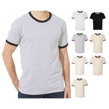 Next Level Unisex Men/Women Fine Jersey Tee Ringer Cotton T-Shirt 3604 picture