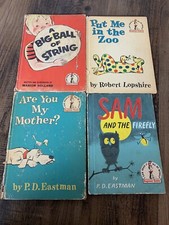 4 Vintage 50s & 60s Beginner Books By Robert Lopshire, P.D. Eastman & Marion picture