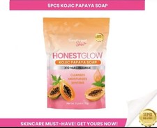 Honest Glow Kojic Papaya Soap X10 Niacinamide (5Pcs X 70g) picture