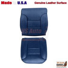 1995-1999 For Chevrolet Tahoe Suburban Genuine Leather Driver Covers Navy Blue picture