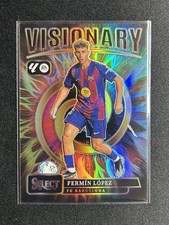 Panini Select La Liga Visionary Fermín López #4 Insert FC Barcelona Soccer picture