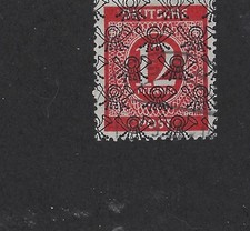 German Stamps. American & Britian Occupation. # 593D  Used & Signed. picture