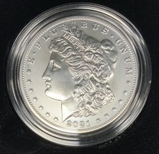2021-O Morgan Silver Dollar New Orlean's Mint Mark US Mint OGP Box COA .999 picture