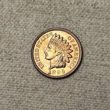 1895 Indian Head Cent Penny, Gem BU Red Brown, Sharp Strike #VCS picture