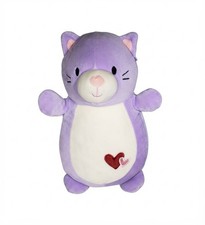 2019 RARE HTF Squishmallow Frank The Cat Hearts Stuffed Plush Toy Purple 10