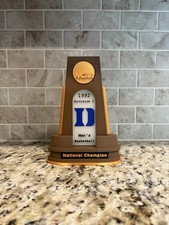 Duke blue devils 1992 champion trophies 3d printed basketball picture