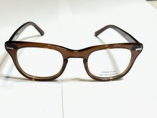 Shuron Freeway 50-24 Vintage NOS Eyeglass Frames Brown USA Made Demo Lenses picture