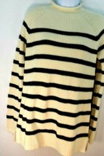 NWT Talbot Knit Shirt Pullover Striped Size M picture