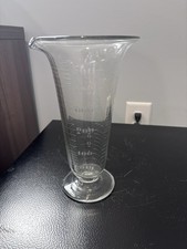 Early 1900s W. T. Hall Tatum Co.  Glass Graduated Cylinder picture