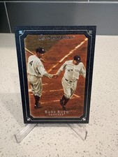2007 UD Masterpieces Babe Ruth #1 Blue Steel Frame #/50 New York Yankees SP picture