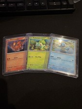Pokemon Bulbasaur Charmander Squirtle SVP 046 047 048 Promo 3 Card Set picture