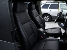 for 2003~2006 Jeep Wrangler seat covers - TJ Sahara S.leather Custom fit BLACK picture