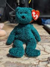 Ty Beanie Babies 2001 Holiday Teddy Date Of Birth December 24, 2000 Tag Error picture