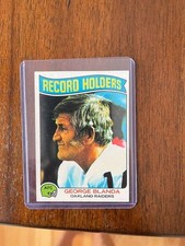 1975 George Blanda TOPPS, mint condition picture